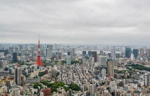 航拍东京视频,航拍视角下的繁华都市全景